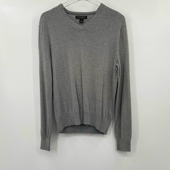 Banana Republic Other - BANANA Republic Charcoal Heather Luxury Blend Sweater Sz S